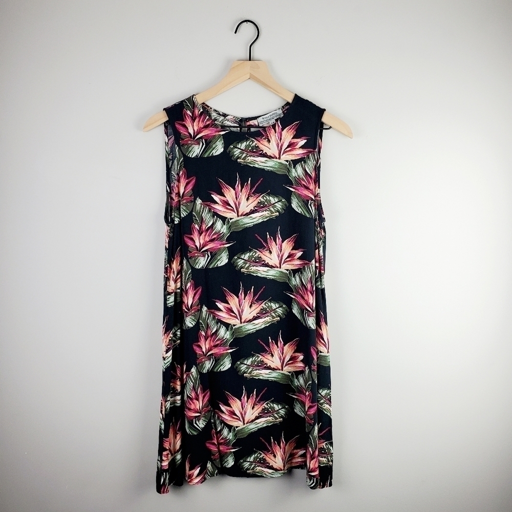 World Market Tropical Floral Dress S/M